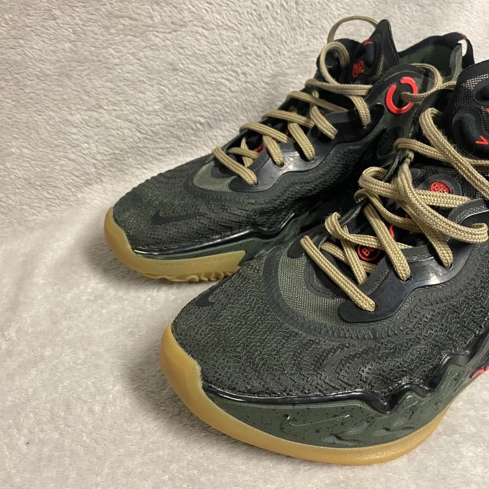 Nike Air Zoom Greater Than GT Run Basketball Shoes Carbon Green Mens‎ Size 7.5